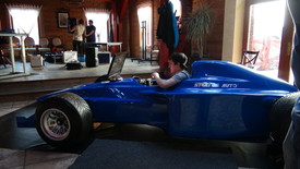 Formule 1 simulátor modrá