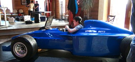 Formule 1 simulátor modrá