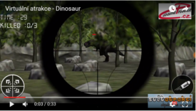 Virtuální střelba - Dinosaur