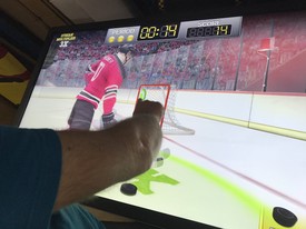 Virtuální hokejový střelec